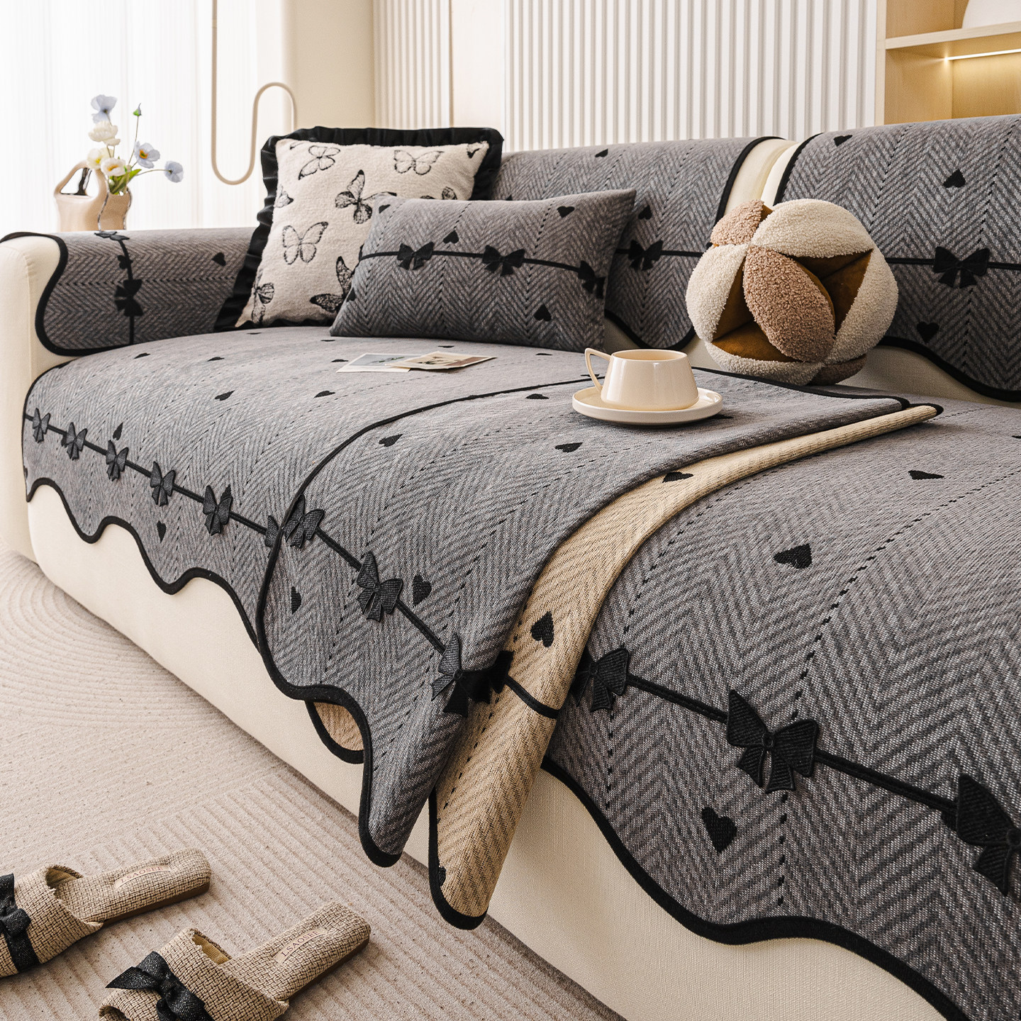 沙发垫冬2025新款四季通用固定防滑沙发坐垫子高级感套罩盖布巾座,淘宝优惠券,粉丝福利购,淘宝优惠卷