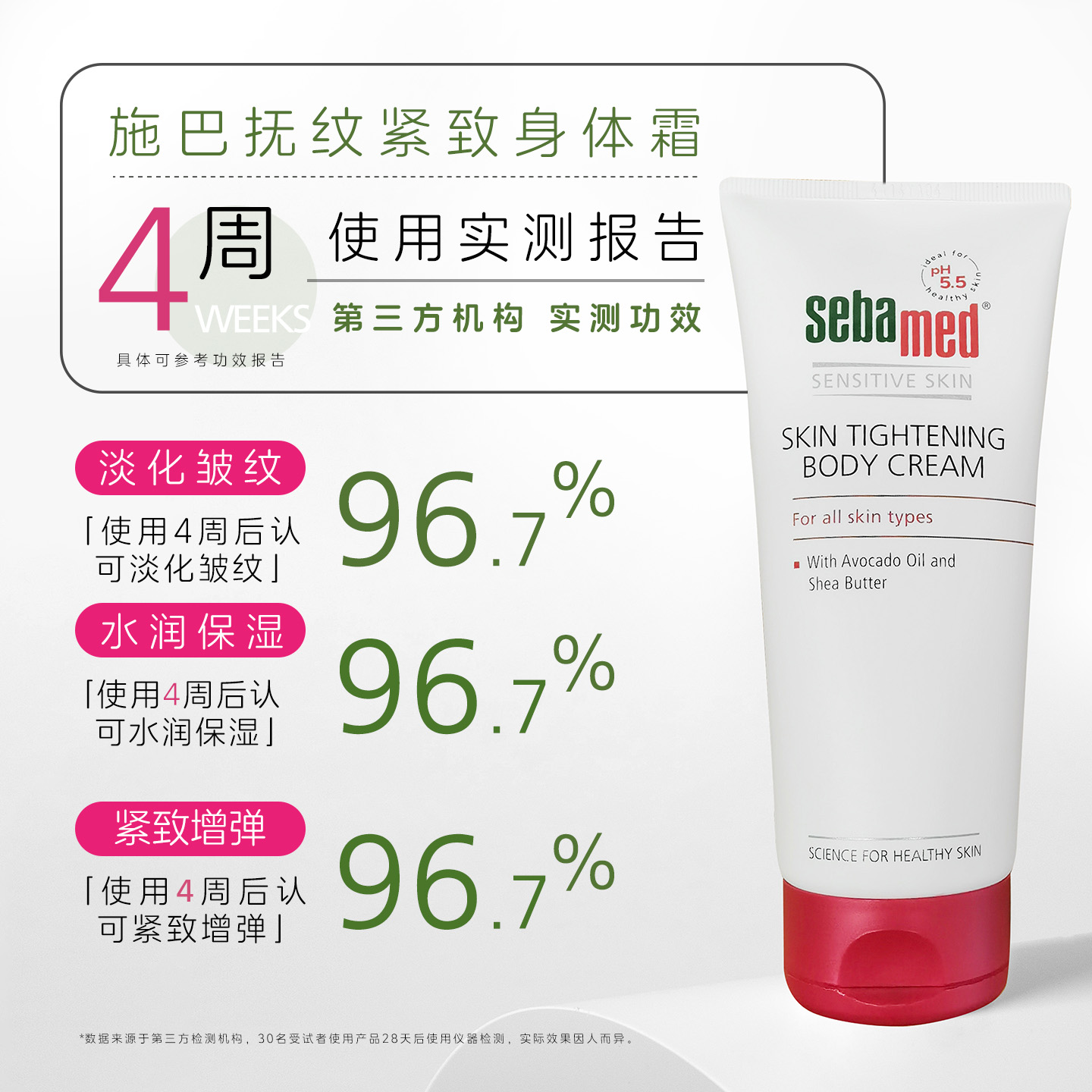 施巴sebamed防妊娠纹滋润乳霜淡化修复肚纹孕妇护肤保湿霜200ml