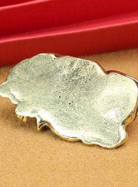 家创意纯黄铜弥勒佛大肚笑装AZ-10佛摆件办公室客厅车居饰汽品礼