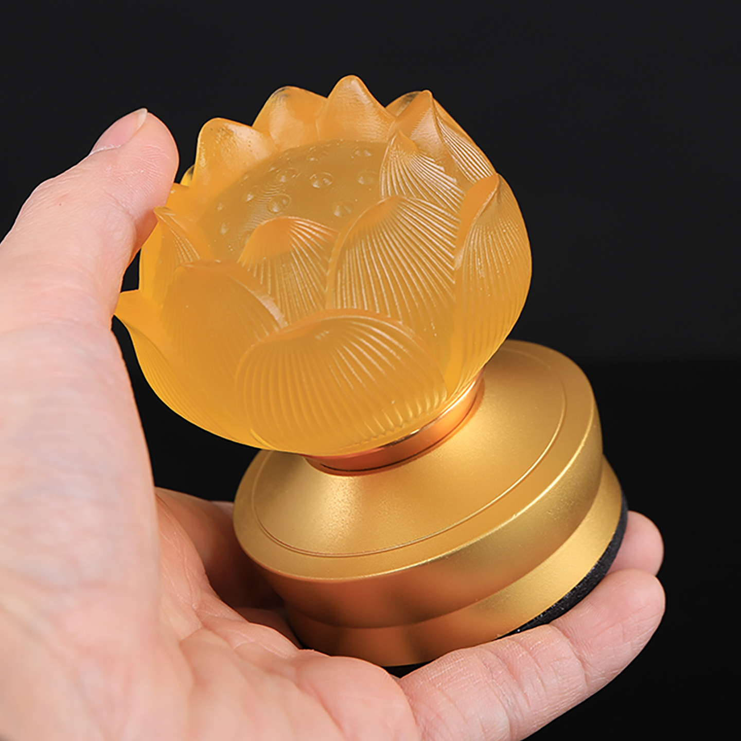 led电子莲花灯琉璃水晶球长明灯充电供佛神灯佛前流利度灯供灯,淘宝优惠券,粉丝福利购,淘宝优惠卷