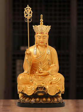 信扬黄铜供奉新中式家用摆件佛像