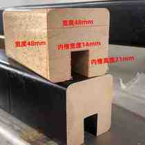 Indoor Briefing Tempered Glass Stairway Armrest Duplex Solid Wood Slot Glass Armrests Attic Solid Wood Head Armrest