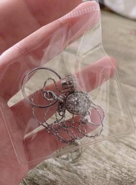 时来运转项链戒指表面能转动伪钻爆闪 二手闲置商品戒指环内微瑕