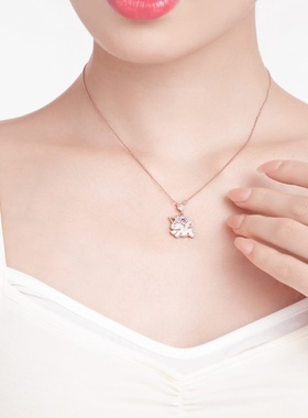 「梦幻独角兽」纯银项链原创