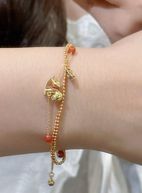 「铜钱招财马」S999纯银项链手作