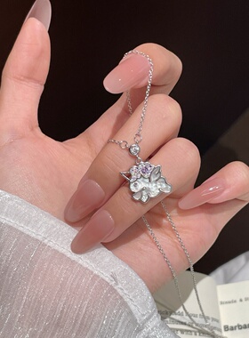 「幻彩小飞马」S999纯银项链手作