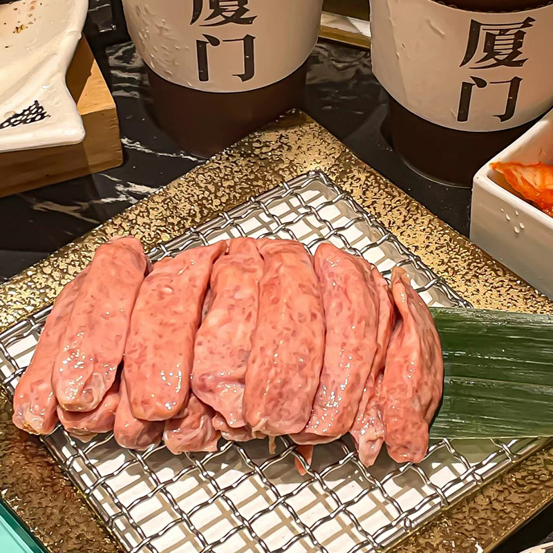 基雄风味肠韩式风干肠烤肠220g烤肉店用趴趴肠小香肠一口肠-图1