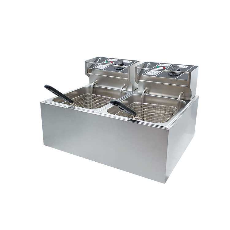 电热炸炉 双缸双筛油炸锅 油炸炉薯条油炸机小吃机器摆摊地摊,淘宝优惠券,粉丝福利购,淘宝优惠卷