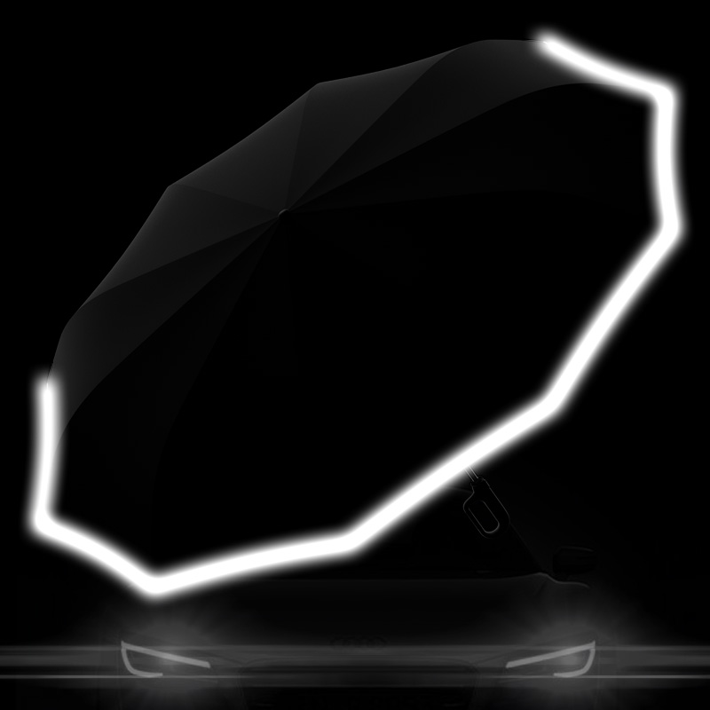 左都双骨环扣自动反向雨伞便携防晒男女学生加大晴雨两用双人伞 - 图1