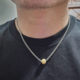 Buddha amulet chain platinum gold lengthened necklace for men and women
