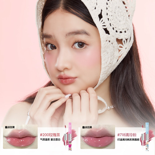 JILL LEEN蜡笔小新联名礼盒腮红膏唇釉送全套赠品送礼新年套装女 - 图3