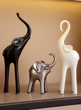 私客陶瓷摆件轻奢风客厅酒柜