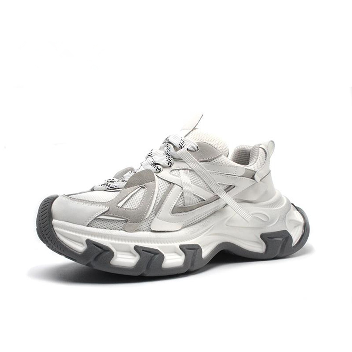 厚底增高网面老爹鞋男秋季透气小众复古擦色百搭运动休闲鞋子男潮,淘宝优惠券,粉丝福利购,淘宝优惠卷