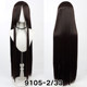 Freeman Long bangs, universal long straight hair cos wig 100cm multi-color hair girl style animation game daily