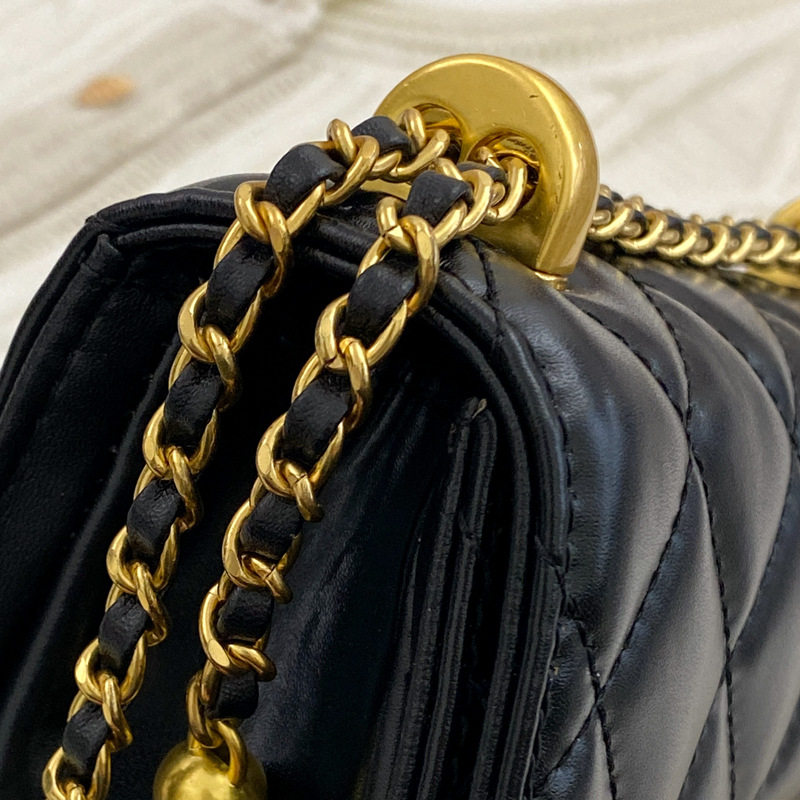 2021新款小香风菱格链条包女潮球包 佐析女士包袋