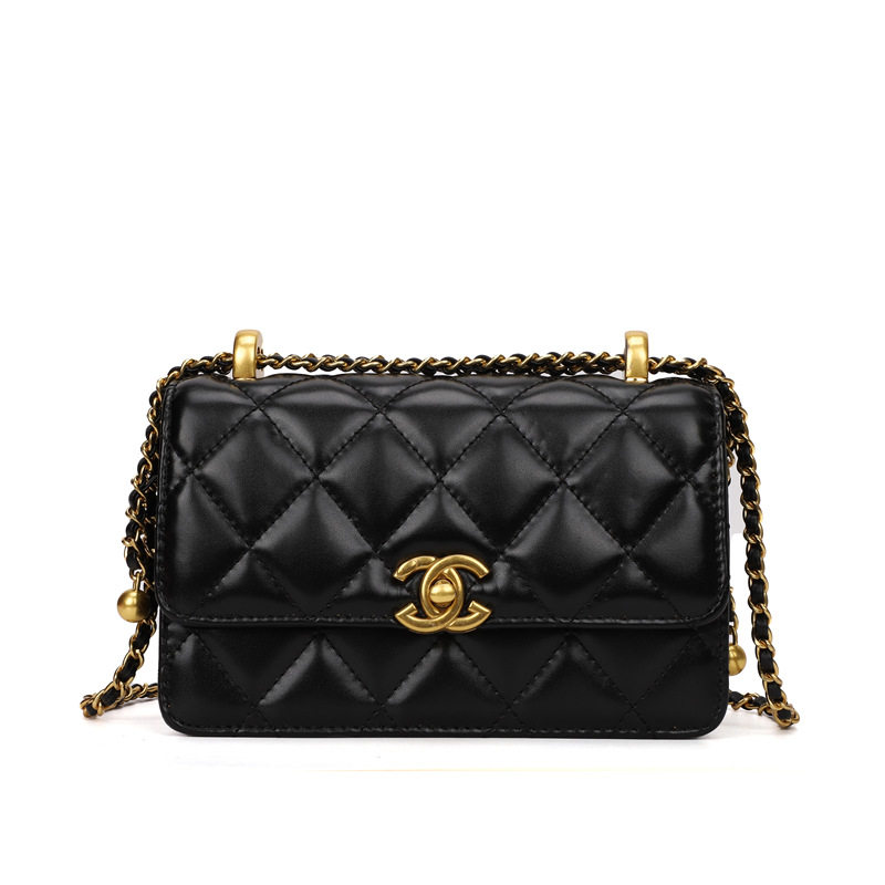 2021新款小香风菱格链条包女潮球包 佐析女士包袋