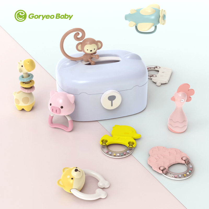 goryeobaby高丽宝贝牙胶手摇铃礼盒 goryeobaby摇铃