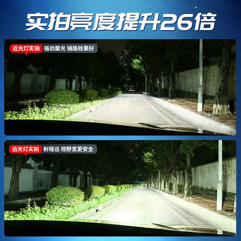 适用日产逍客led大灯泡汽车改装远近一体远光灯近光灯led车灯泡_虎窝淘
