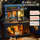 DIY Mini Villa Book Cafe Mystery Assembling Model