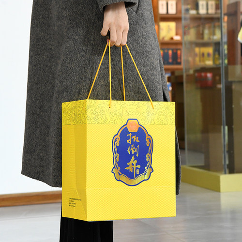 白酒52度扳倒井十五500ml*6瓶浓香型礼盒装送礼宴请带手提袋 - 图1