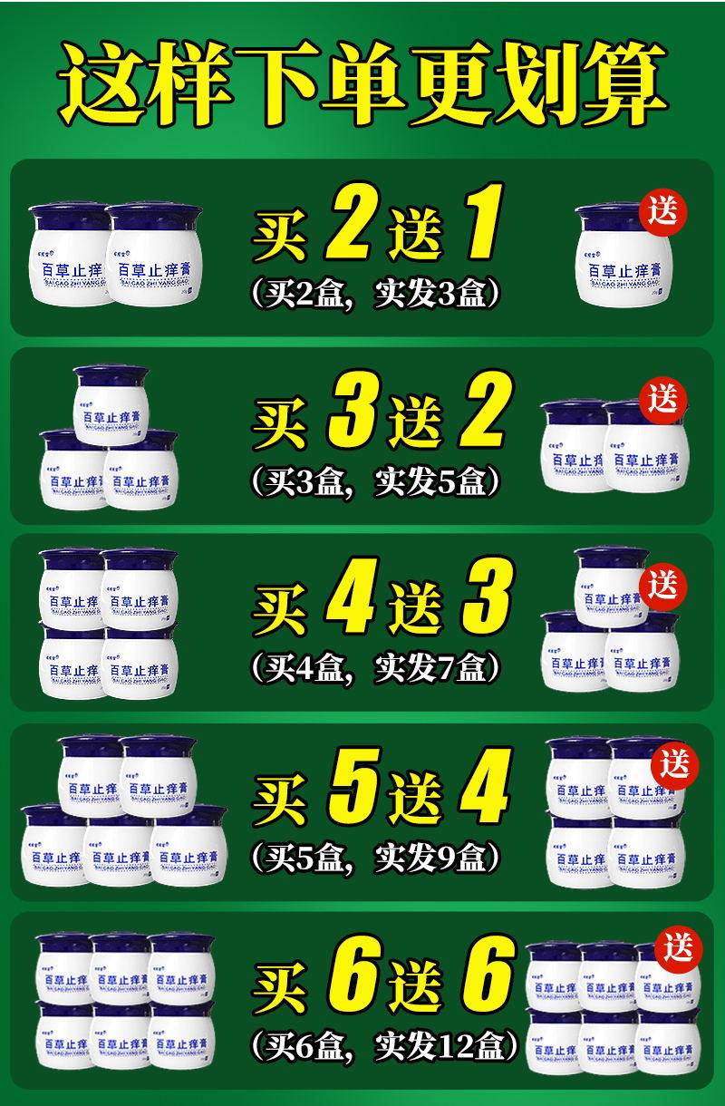 椒陵堂肛门瘙痒男性士百草止痒膏 精医馆保健用品皮肤消毒护理（消）