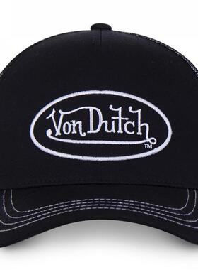 VON 棒球帽字母防晒网眼刺绣DUTCH卡车司机帽子TEMU