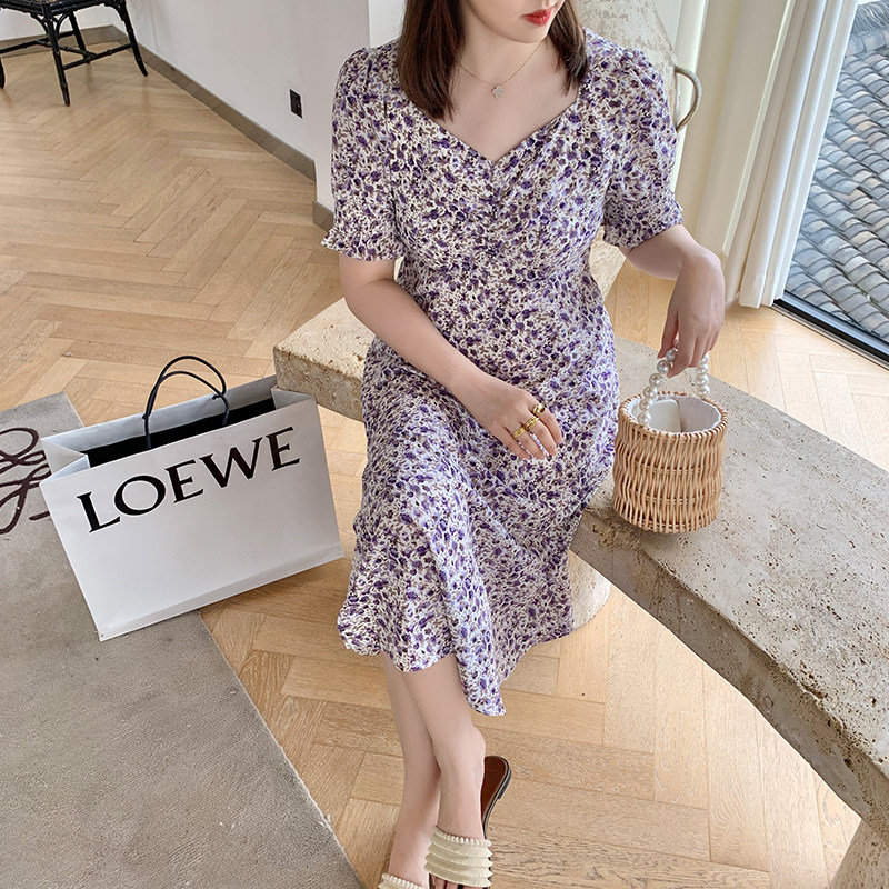 【125斤唐不灵bling】经典赫本风长裙 唐不灵Bling微胖定制大码女装