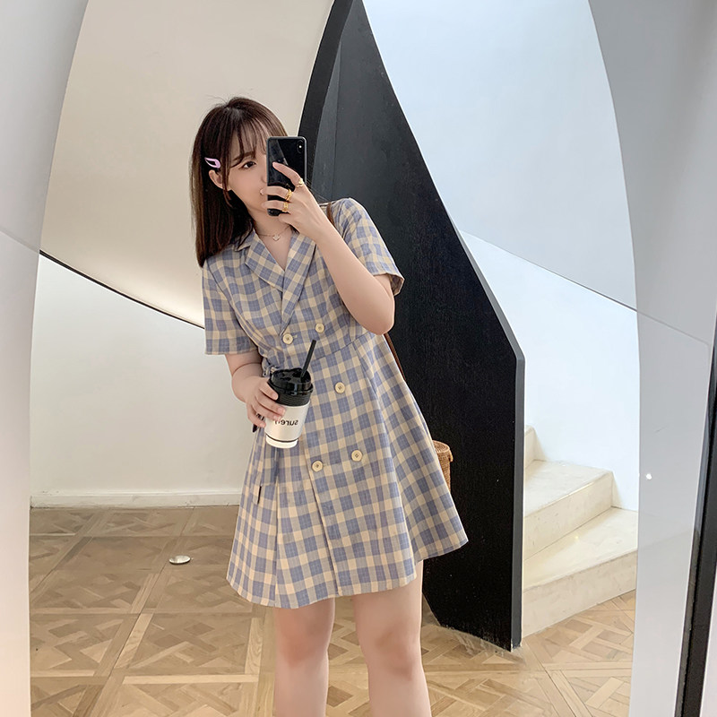 【125斤唐不灵bling】微胖mm连衣裙 唐不灵Bling微胖定制大码女装