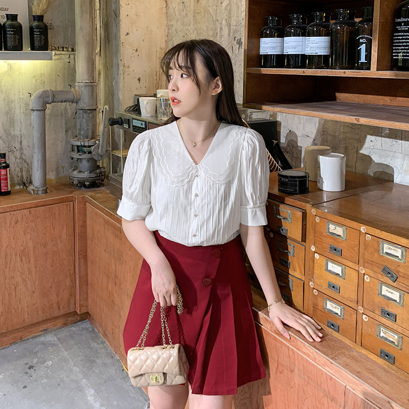 【125斤唐不灵bling】不规则女半身裙 唐不灵Bling微胖定制大码女装