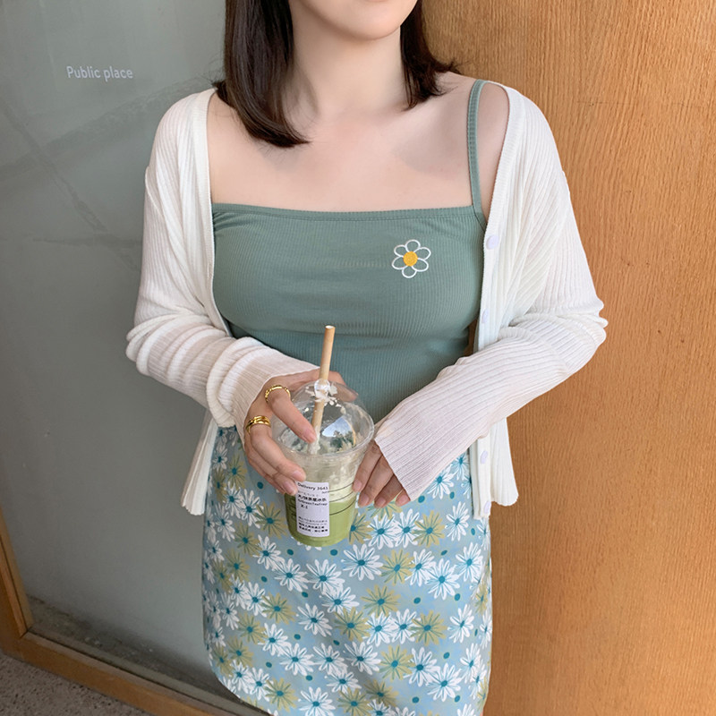 【125斤唐不灵bling】小雏菊半身裙 唐不灵Bling微胖定制大码女装