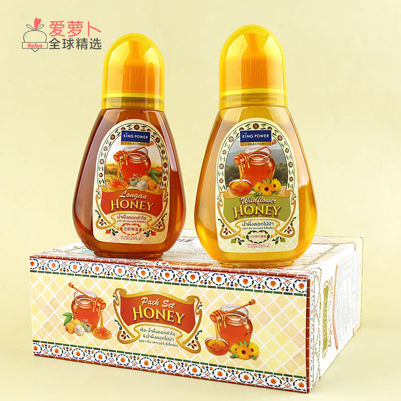 KING POWER SELECTION野花蜂蜜&龙眼蜂蜜套盒 265gx2 - 图0