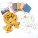 New children's scarf spring and autumn thin men and girls, cat cotton, cotton, cotton, cotton, neck, babies, autumn and winter windproof and warm scarf