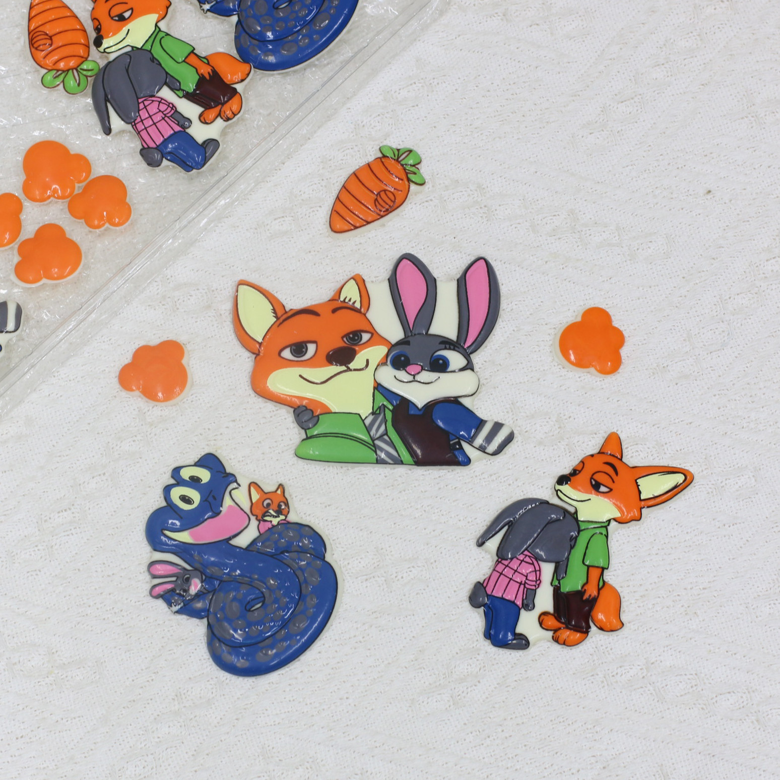 动物城巧克力成品插片蛋糕装饰朱迪尼克卡通兔子狐狸烘焙甜品摆件,淘宝优惠券,粉丝福利购,淘宝优惠卷