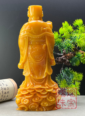 批发仿寿山石财源如海如意元宝财神创意家居招财纳福供奉风水摆设