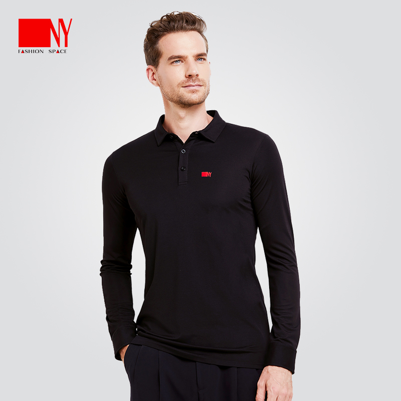 NY纳艺摩登舞拉丁舞服男士练功舞蹈服训练服装国标舞上衣男21115T - 图2