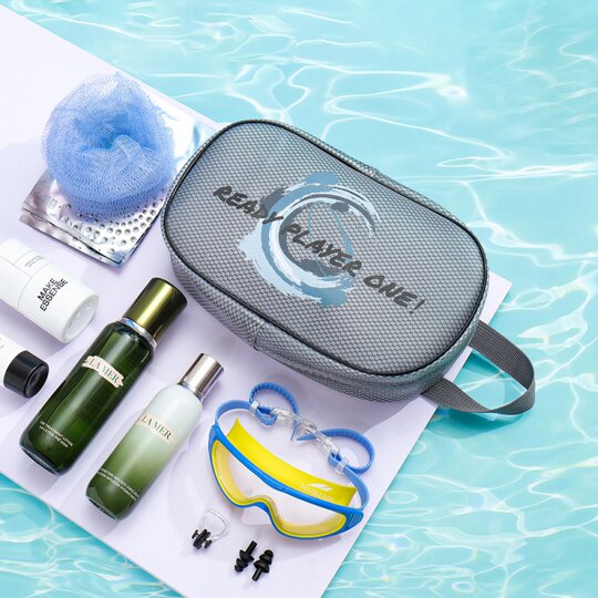 Swimming bag waterproof portable beach bag swimming toiletry bag