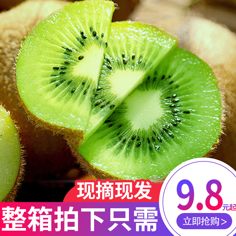 文大爷旗舰店绿心猕猴桃奇异果陕西孕妇水果新鲜包邮整箱应当季弥狝猴桃0