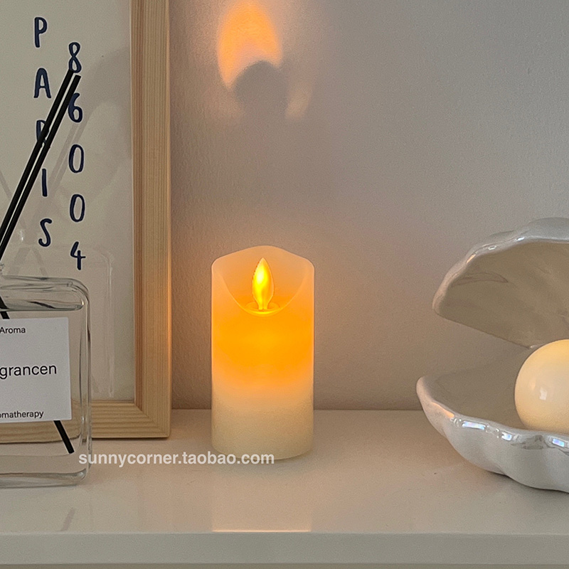 跃动的烛光～摇摆灯芯仿真led蜡烛灯ins拍照装饰氛围灯卧室小夜灯,淘宝优惠券,粉丝福利购,淘宝优惠卷