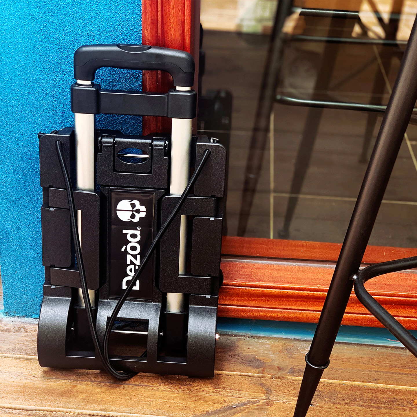 Dezòd便携迷你小推车折叠家用买菜手拉取快递拿包裹自重轻