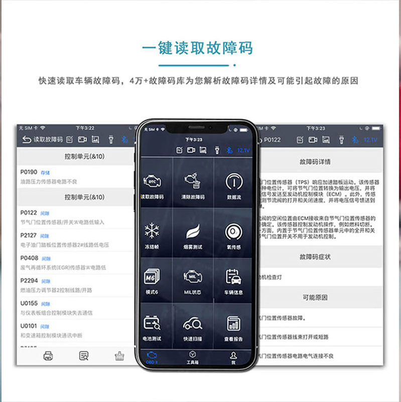 obd2汽车检测仪故障诊断仪通用型手机版解码器行车电脑智能盒子-图3