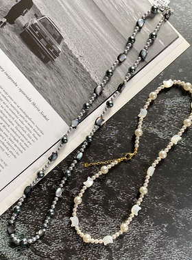 消失的他倪妮同款珍珠项链S925扣