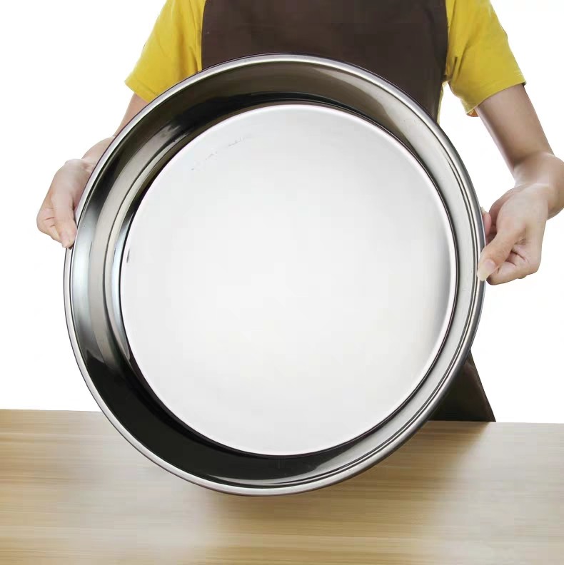 圆形不锈钢废机油桶托盘防渗漏底盘底座危废间环保检查平底大拖盘,淘宝优惠券,粉丝福利购,淘宝优惠卷