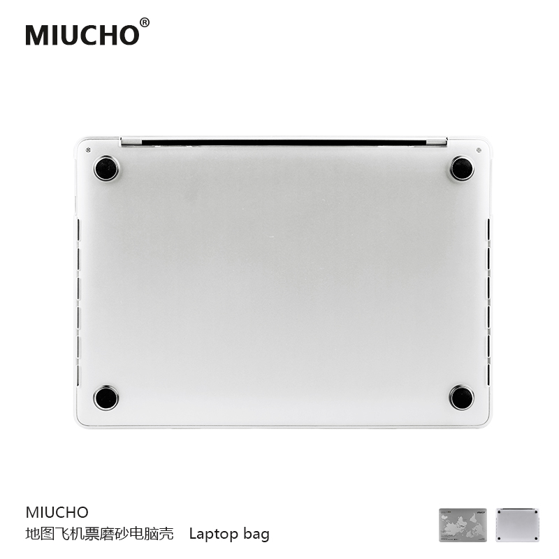 MIUCHO 世界地图电脑壳适用于苹果22款M2简约air13透明macbook14磨砂pro原创设计防摔pro16寸防磕碰保护硬壳 - 图0