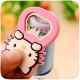 Мультяшный силиконовый розовый магнит на холодильник, открывашка, отвертка