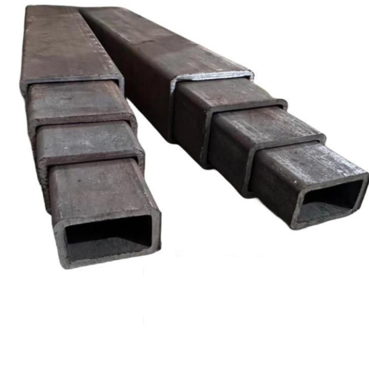 无缝矩形管方管切割碳钢伸缩吊臂套管专用加厚超厚方形钢管铁扁管 - 图3