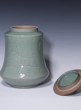 大师陶瓷会所办公室玄关工艺品