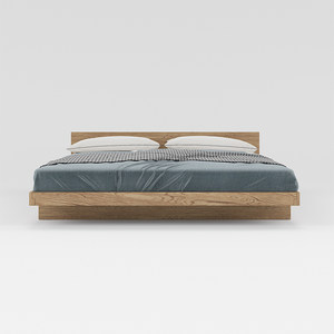 芬纳维亚 日式原木双人矮床 KOBE次卧儿童榻榻米北欧橡木床全实木