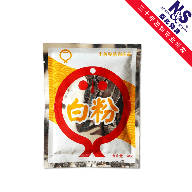 NS南北钓具白粉40g鲢鳙添加剂鲢鱼状态饵小麦纤维小麦蛋白拉丝粉 - 图0