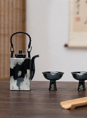 新中式陶瓷茶具套装家用茶室摆件