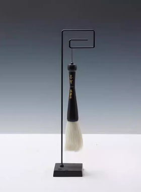 新中式书桌铁艺毛笔架摆件